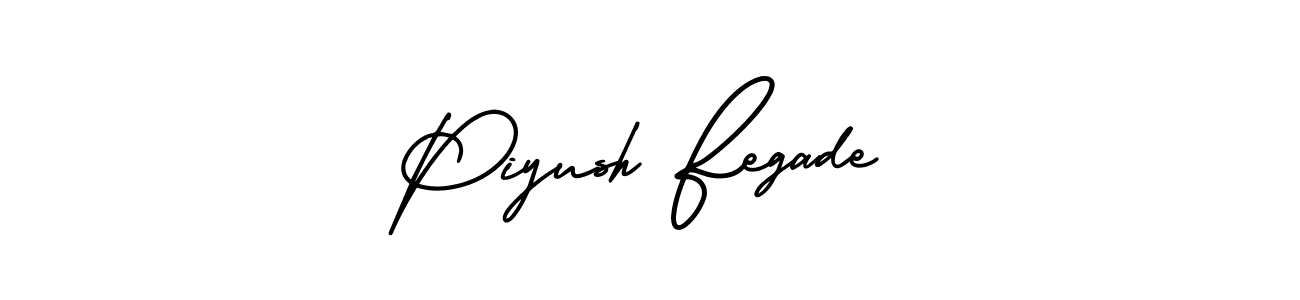 if you are searching for the best signature style for your name Piyush Fegade. so please give up your signature search. here we have designed multiple signature styles  using AmerikaSignatureDemo-Regular. Piyush Fegade signature style 3 images and pictures png