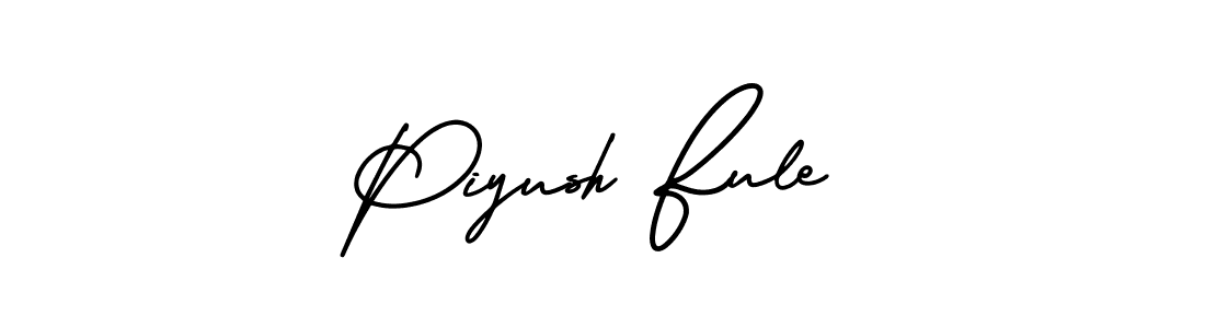 Use a signature maker to create a handwritten signature online. With this signature software, you can design (AmerikaSignatureDemo-Regular) your own signature for name Piyush Fule. Piyush Fule signature style 3 images and pictures png