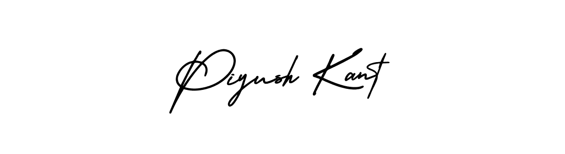 Piyush Kant stylish signature style. Best Handwritten Sign (AmerikaSignatureDemo-Regular) for my name. Handwritten Signature Collection Ideas for my name Piyush Kant. Piyush Kant signature style 3 images and pictures png