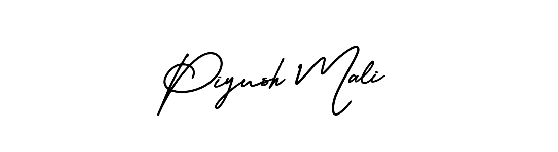 Best and Professional Signature Style for Piyush Mali. AmerikaSignatureDemo-Regular Best Signature Style Collection. Piyush Mali signature style 3 images and pictures png