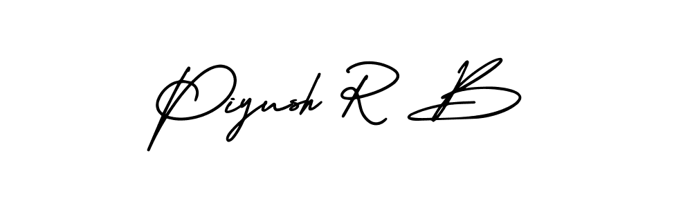 Make a short Piyush R B signature style. Manage your documents anywhere anytime using AmerikaSignatureDemo-Regular. Create and add eSignatures, submit forms, share and send files easily. Piyush R B signature style 3 images and pictures png