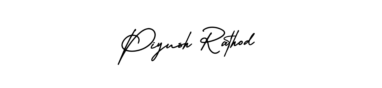 if you are searching for the best signature style for your name Piyush Rathod. so please give up your signature search. here we have designed multiple signature styles  using AmerikaSignatureDemo-Regular. Piyush Rathod signature style 3 images and pictures png