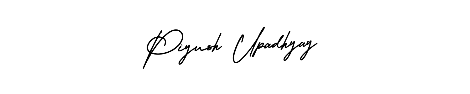 Design your own signature with our free online signature maker. With this signature software, you can create a handwritten (AmerikaSignatureDemo-Regular) signature for name Piyush Upadhyay. Piyush Upadhyay signature style 3 images and pictures png