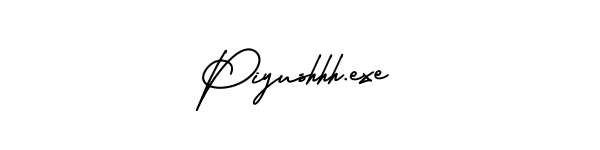 Also we have Piyushhh.exe name is the best signature style. Create professional handwritten signature collection using AmerikaSignatureDemo-Regular autograph style. Piyushhh.exe signature style 3 images and pictures png