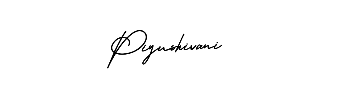 How to Draw Piyushivani signature style? AmerikaSignatureDemo-Regular is a latest design signature styles for name Piyushivani. Piyushivani signature style 3 images and pictures png