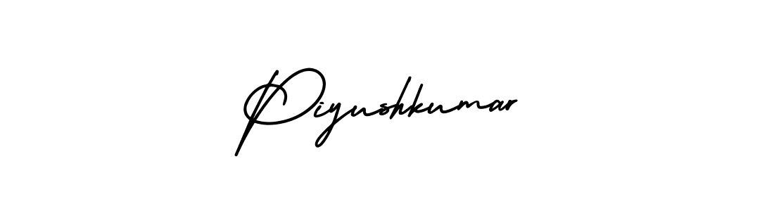It looks lik you need a new signature style for name Piyushkumar. Design unique handwritten (AmerikaSignatureDemo-Regular) signature with our free signature maker in just a few clicks. Piyushkumar signature style 3 images and pictures png
