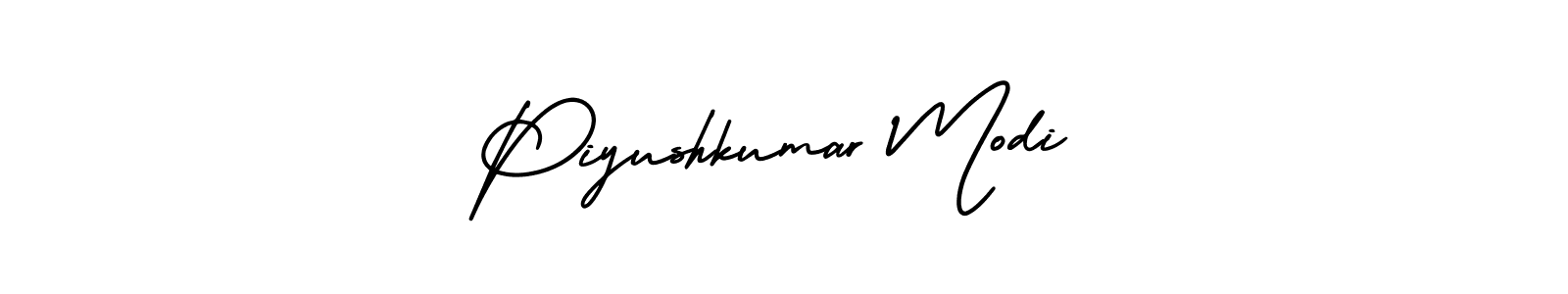 It looks lik you need a new signature style for name Piyushkumar Modi. Design unique handwritten (AmerikaSignatureDemo-Regular) signature with our free signature maker in just a few clicks. Piyushkumar Modi signature style 3 images and pictures png