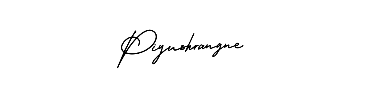 Use a signature maker to create a handwritten signature online. With this signature software, you can design (AmerikaSignatureDemo-Regular) your own signature for name Piyushrangne. Piyushrangne signature style 3 images and pictures png