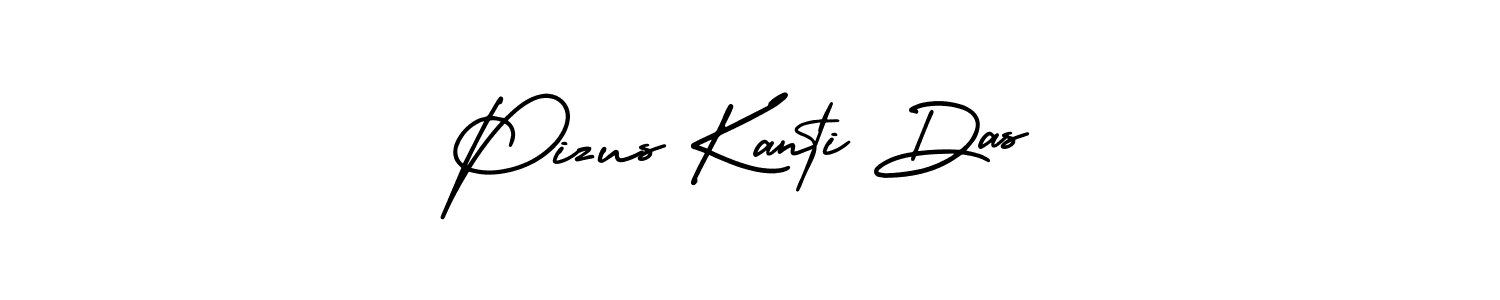 Use a signature maker to create a handwritten signature online. With this signature software, you can design (AmerikaSignatureDemo-Regular) your own signature for name Pizus Kanti Das. Pizus Kanti Das signature style 3 images and pictures png