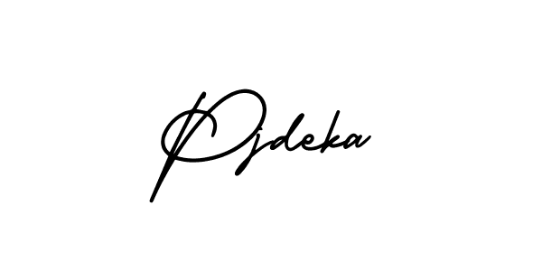 if you are searching for the best signature style for your name Pjdeka. so please give up your signature search. here we have designed multiple signature styles  using AmerikaSignatureDemo-Regular. Pjdeka signature style 3 images and pictures png