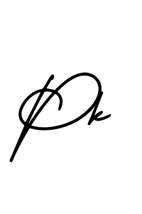 It looks lik you need a new signature style for name Pk. Design unique handwritten (AmerikaSignatureDemo-Regular) signature with our free signature maker in just a few clicks. Pk signature style 3 images and pictures png