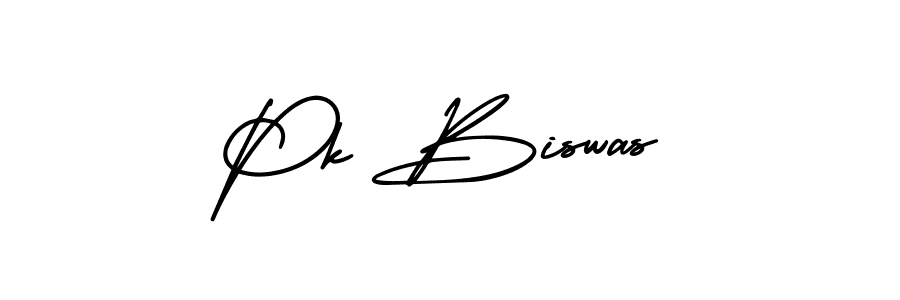 Create a beautiful signature design for name Pk Biswas. With this signature (AmerikaSignatureDemo-Regular) fonts, you can make a handwritten signature for free. Pk Biswas signature style 3 images and pictures png