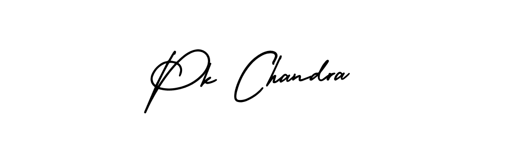 It looks lik you need a new signature style for name Pk Chandra. Design unique handwritten (AmerikaSignatureDemo-Regular) signature with our free signature maker in just a few clicks. Pk Chandra signature style 3 images and pictures png