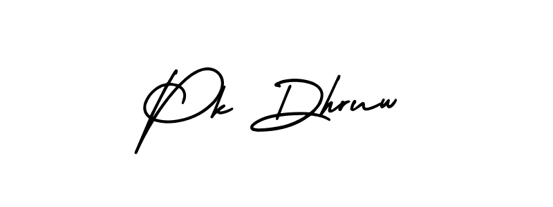 This is the best signature style for the Pk Dhruw name. Also you like these signature font (AmerikaSignatureDemo-Regular). Mix name signature. Pk Dhruw signature style 3 images and pictures png