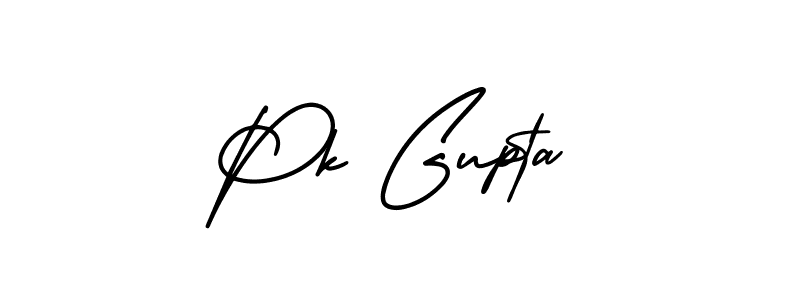 Use a signature maker to create a handwritten signature online. With this signature software, you can design (AmerikaSignatureDemo-Regular) your own signature for name Pk Gupta. Pk Gupta signature style 3 images and pictures png