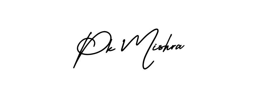 It looks lik you need a new signature style for name Pk Mishra. Design unique handwritten (AmerikaSignatureDemo-Regular) signature with our free signature maker in just a few clicks. Pk Mishra signature style 3 images and pictures png