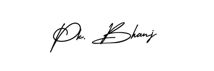 Design your own signature with our free online signature maker. With this signature software, you can create a handwritten (AmerikaSignatureDemo-Regular) signature for name Pk. Bhanj. Pk. Bhanj signature style 3 images and pictures png