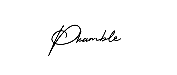 Once you've used our free online signature maker to create your best signature AmerikaSignatureDemo-Regular style, it's time to enjoy all of the benefits that Pkamble name signing documents. Pkamble signature style 3 images and pictures png