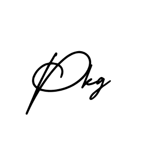 Create a beautiful signature design for name Pkg. With this signature (AmerikaSignatureDemo-Regular) fonts, you can make a handwritten signature for free. Pkg signature style 3 images and pictures png