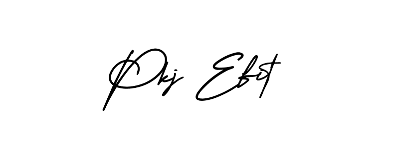 It looks lik you need a new signature style for name Pkj Efit. Design unique handwritten (AmerikaSignatureDemo-Regular) signature with our free signature maker in just a few clicks. Pkj Efit signature style 3 images and pictures png