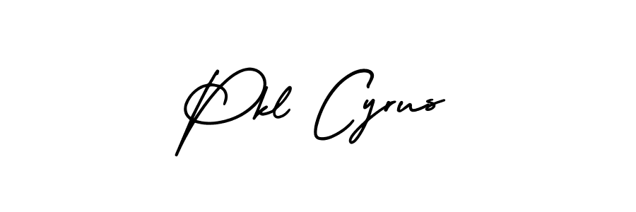 How to make Pkl Cyrus signature? AmerikaSignatureDemo-Regular is a professional autograph style. Create handwritten signature for Pkl Cyrus name. Pkl Cyrus signature style 3 images and pictures png