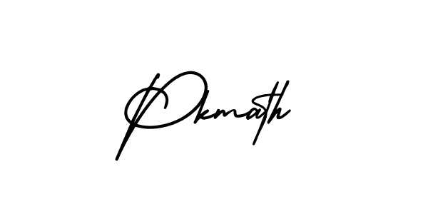 How to make Pkmath signature? AmerikaSignatureDemo-Regular is a professional autograph style. Create handwritten signature for Pkmath name. Pkmath signature style 3 images and pictures png
