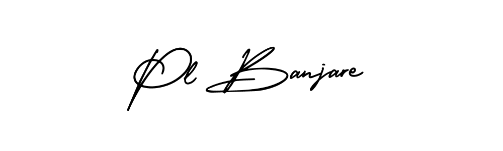 Also we have Pl Banjare name is the best signature style. Create professional handwritten signature collection using AmerikaSignatureDemo-Regular autograph style. Pl Banjare signature style 3 images and pictures png