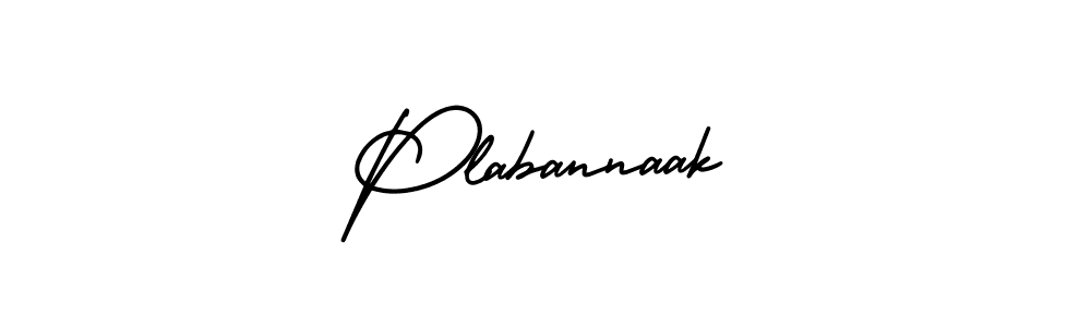 How to make Plabannaak signature? AmerikaSignatureDemo-Regular is a professional autograph style. Create handwritten signature for Plabannaak name. Plabannaak signature style 3 images and pictures png