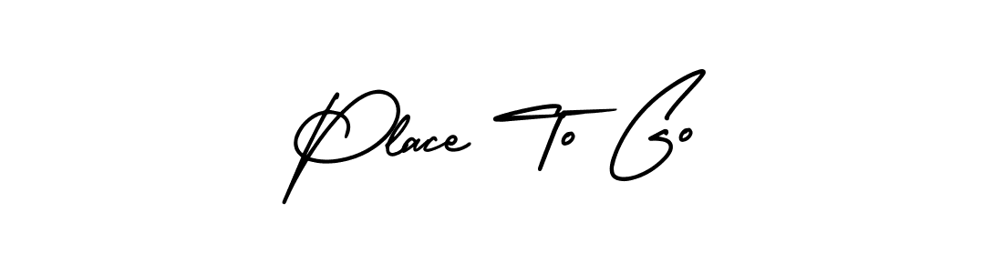 How to make Place To Go signature? AmerikaSignatureDemo-Regular is a professional autograph style. Create handwritten signature for Place To Go name. Place To Go signature style 3 images and pictures png