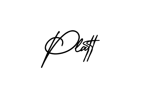 It looks lik you need a new signature style for name Platt. Design unique handwritten (AmerikaSignatureDemo-Regular) signature with our free signature maker in just a few clicks. Platt signature style 3 images and pictures png