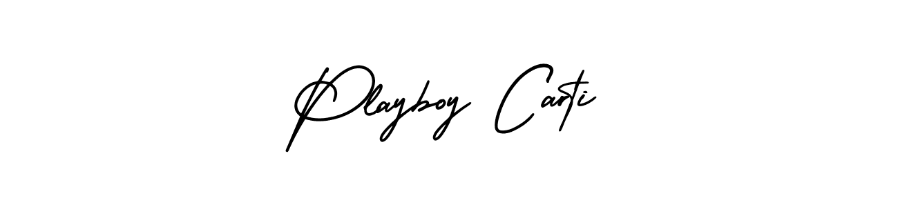 AmerikaSignatureDemo-Regular is a professional signature style that is perfect for those who want to add a touch of class to their signature. It is also a great choice for those who want to make their signature more unique. Get Playboy Carti name to fancy signature for free. Playboy Carti signature style 3 images and pictures png