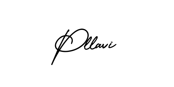 The best way (AmerikaSignatureDemo-Regular) to make a short signature is to pick only two or three words in your name. The name Pllavi include a total of six letters. For converting this name. Pllavi signature style 3 images and pictures png