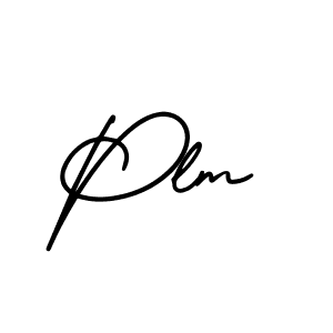 Create a beautiful signature design for name Plm. With this signature (AmerikaSignatureDemo-Regular) fonts, you can make a handwritten signature for free. Plm signature style 3 images and pictures png