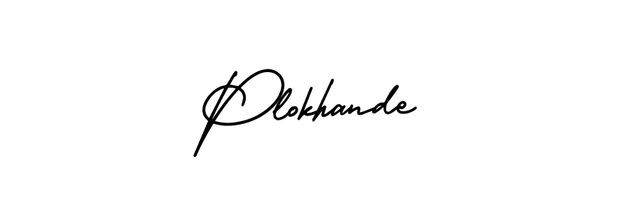 Once you've used our free online signature maker to create your best signature AmerikaSignatureDemo-Regular style, it's time to enjoy all of the benefits that Plokhande name signing documents. Plokhande signature style 3 images and pictures png