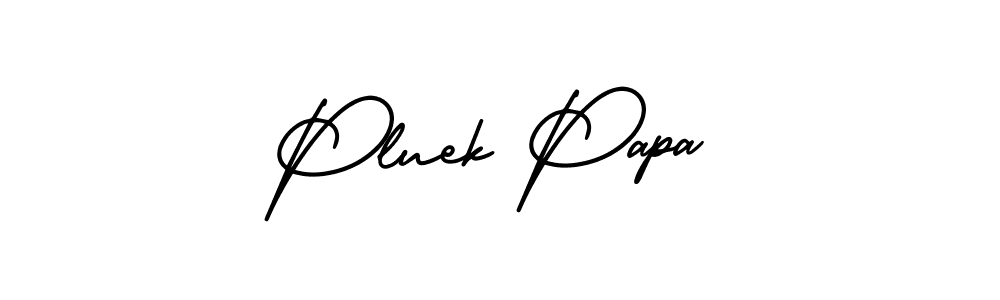 Design your own signature with our free online signature maker. With this signature software, you can create a handwritten (AmerikaSignatureDemo-Regular) signature for name Pluek Papa. Pluek Papa signature style 3 images and pictures png