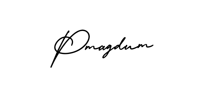 Best and Professional Signature Style for Pmagdum. AmerikaSignatureDemo-Regular Best Signature Style Collection. Pmagdum signature style 3 images and pictures png