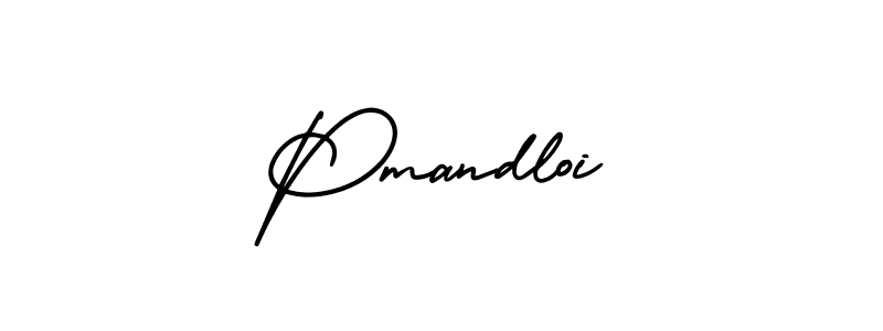 Pmandloi stylish signature style. Best Handwritten Sign (AmerikaSignatureDemo-Regular) for my name. Handwritten Signature Collection Ideas for my name Pmandloi. Pmandloi signature style 3 images and pictures png