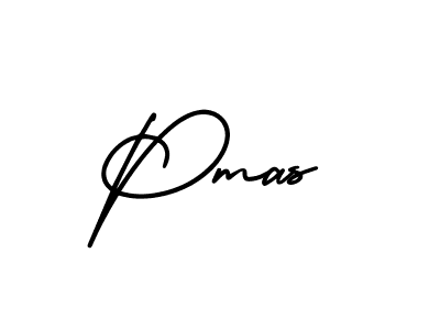 The best way (AmerikaSignatureDemo-Regular) to make a short signature is to pick only two or three words in your name. The name Pmas include a total of six letters. For converting this name. Pmas signature style 3 images and pictures png