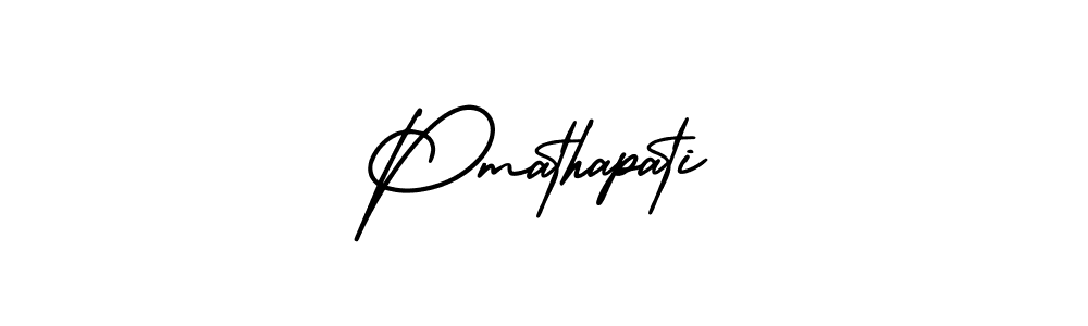 AmerikaSignatureDemo-Regular is a professional signature style that is perfect for those who want to add a touch of class to their signature. It is also a great choice for those who want to make their signature more unique. Get Pmathapati name to fancy signature for free. Pmathapati signature style 3 images and pictures png