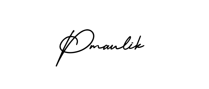 Make a short Pmaulik signature style. Manage your documents anywhere anytime using AmerikaSignatureDemo-Regular. Create and add eSignatures, submit forms, share and send files easily. Pmaulik signature style 3 images and pictures png
