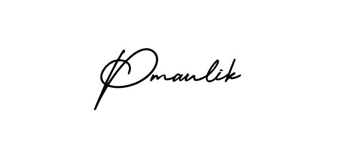 AmerikaSignatureDemo-Regular is a professional signature style that is perfect for those who want to add a touch of class to their signature. It is also a great choice for those who want to make their signature more unique. Get Pmaulik name to fancy signature for free. Pmaulik signature style 3 images and pictures png