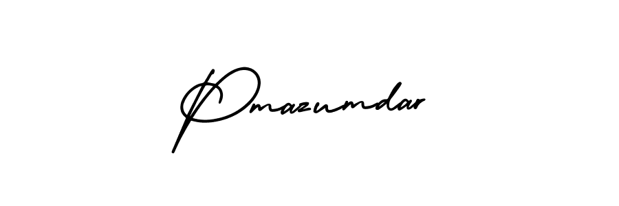 Make a beautiful signature design for name Pmazumdar. With this signature (AmerikaSignatureDemo-Regular) style, you can create a handwritten signature for free. Pmazumdar signature style 3 images and pictures png