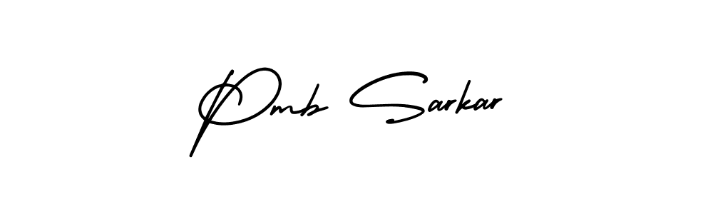 Also You can easily find your signature by using the search form. We will create Pmb Sarkar name handwritten signature images for you free of cost using AmerikaSignatureDemo-Regular sign style. Pmb Sarkar signature style 3 images and pictures png