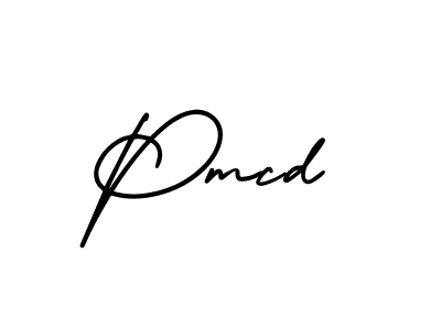 It looks lik you need a new signature style for name Pmcd. Design unique handwritten (AmerikaSignatureDemo-Regular) signature with our free signature maker in just a few clicks. Pmcd signature style 3 images and pictures png