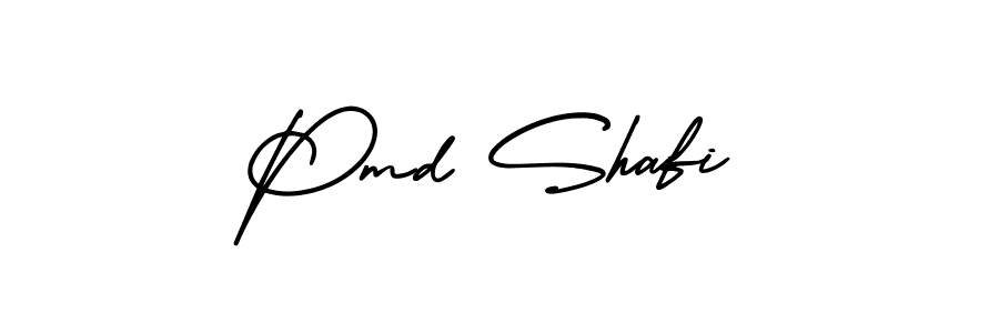 Pmd Shafi stylish signature style. Best Handwritten Sign (AmerikaSignatureDemo-Regular) for my name. Handwritten Signature Collection Ideas for my name Pmd Shafi. Pmd Shafi signature style 3 images and pictures png