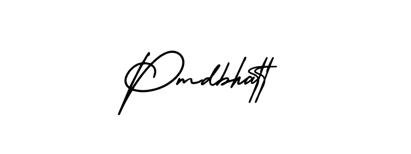 Use a signature maker to create a handwritten signature online. With this signature software, you can design (AmerikaSignatureDemo-Regular) your own signature for name Pmdbhatt. Pmdbhatt signature style 3 images and pictures png