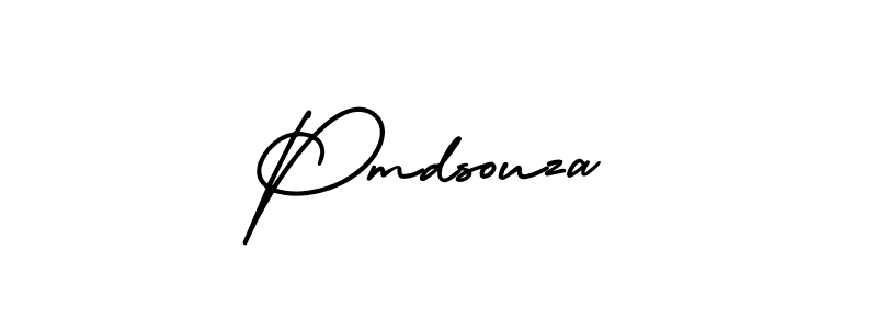 How to Draw Pmdsouza signature style? AmerikaSignatureDemo-Regular is a latest design signature styles for name Pmdsouza. Pmdsouza signature style 3 images and pictures png