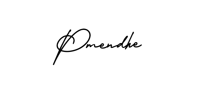 Use a signature maker to create a handwritten signature online. With this signature software, you can design (AmerikaSignatureDemo-Regular) your own signature for name Pmendhe. Pmendhe signature style 3 images and pictures png