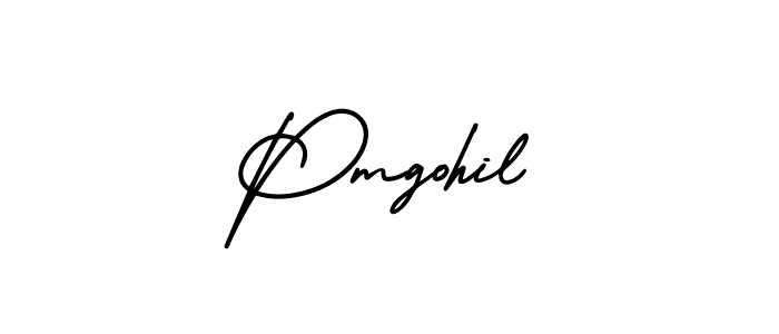 Also You can easily find your signature by using the search form. We will create Pmgohil name handwritten signature images for you free of cost using AmerikaSignatureDemo-Regular sign style. Pmgohil signature style 3 images and pictures png