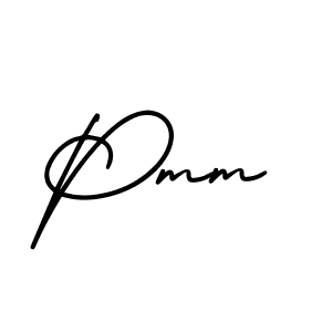 Design your own signature with our free online signature maker. With this signature software, you can create a handwritten (AmerikaSignatureDemo-Regular) signature for name Pmm. Pmm signature style 3 images and pictures png